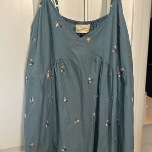 UNIVERSAL THREAD boho midi dress. Size L. NWOT embroidered flowers.